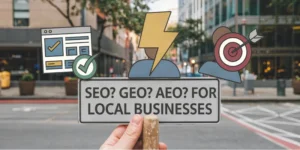 Read more about the article SEO vs GEO vs AEO: What’s Actually Changing in Search?